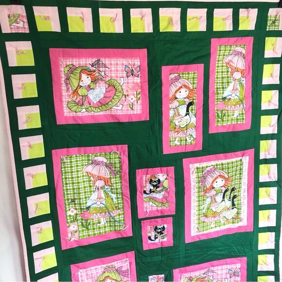 Hand Crafted Little Bo Peep Quilt - Picture 2 of 9